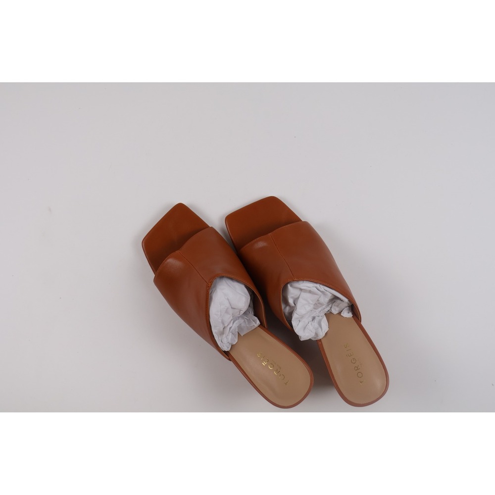 Torgeis Womens Wedge Sandal Candie Cognac Solid 11 NWT